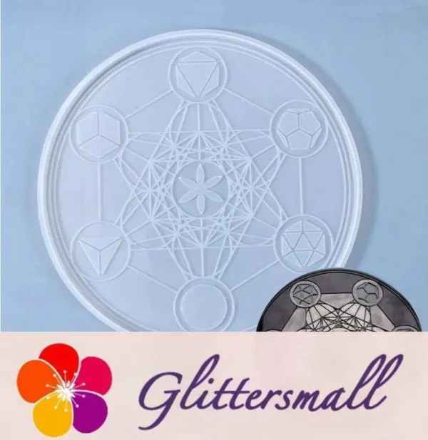 Tarot Cards Coaster Serving Tray Silicone Resin Mold M-YMR-TLD002