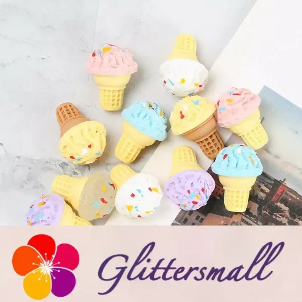 Ice Cream Playfood Resin Slime Charms Cabochons Ornament DIY Crafts 09