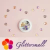 GlittersMall Heart Slime Charms Cabochons Jewelry Resin Ornament Accessories