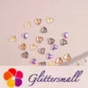 GlittersMall Heart Slime Charms Cabochons Jewelry Resin Ornament Accessories