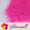 High Brightness Magenta Iridescent Cellophane Glitter Shards (Flakes) FC349 2x2