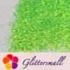 3__1_488cc52e-050e-4a58-bec5-9ca302015486.webp Fluorescent Green High Brightness Iridescent Cellophane Glitter Shards (Flakes) FC333A 2x2
