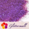High Brightness Purple Iridescent Cellophane Glitter Shards (Flakes) FC346 2x2