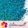 General Mixed Holographic Lake Blue Glitter Hexagon Shaped LB0701