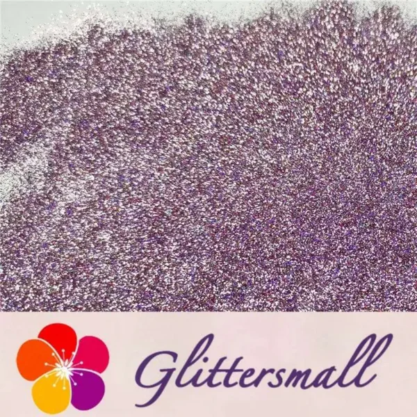 0.2mm Holographic Pigment Light Pink Glitter Cosmetic Grade SLG005