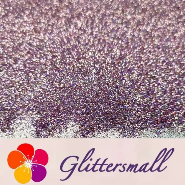0.2mm Holographic Pigment Light Pink Glitter Cosmetic Grade SLG005