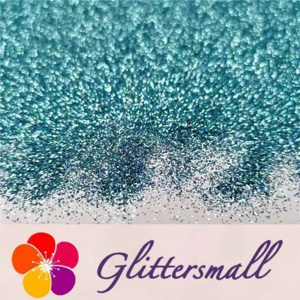 0.2mm Holographic Pigment Sky Blue Glitter Cosmetic Grade SLG009