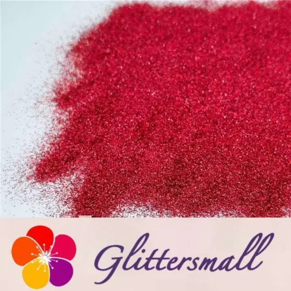 0.2mm Professional Cosmetic Glitter For Lip Gloss, Lipstick Holographic Red FCHL300