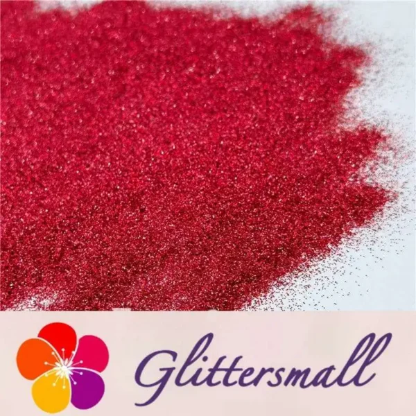 0.2mm Professional Cosmetic Glitter For Lip Gloss, Lipstick Holographic Red FCHL300