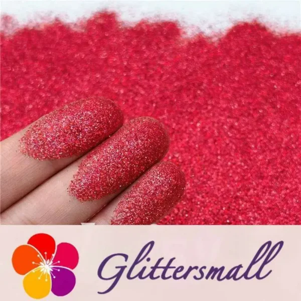 0.2mm Professional Cosmetic Glitter For Lip Gloss, Lipstick Holographic Red FCHL300