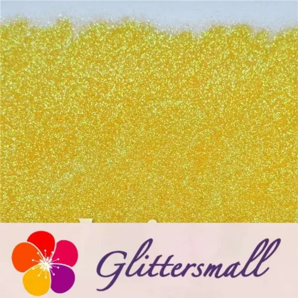 0.2mm Professional Cosmetic Glitter For Lip Gloss, Lipstick Iridescent Yellow FCH12A