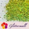 General Mixed Holographic Grass Green Glitter Hexagon Shaped LB0601