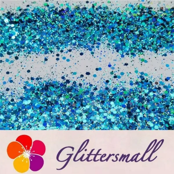 IMG_20200507_202838.webp General Mixed Holographic Sky Blue Glitter Hexagon Shaped LB0700