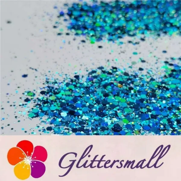 IMG_20200507_202845.webp General Mixed Holographic Sky Blue Glitter Hexagon Shaped LB0700