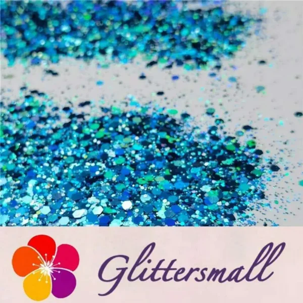 IMG_20200507_202850.webp General Mixed Holographic Sky Blue Glitter Hexagon Shaped LB0700