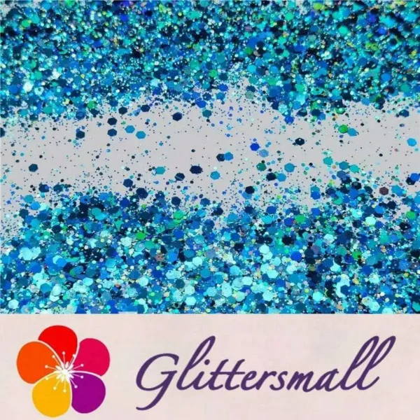 IMG_20200507_202856.webp General Mixed Holographic Sky Blue Glitter Hexagon Shaped LB0700