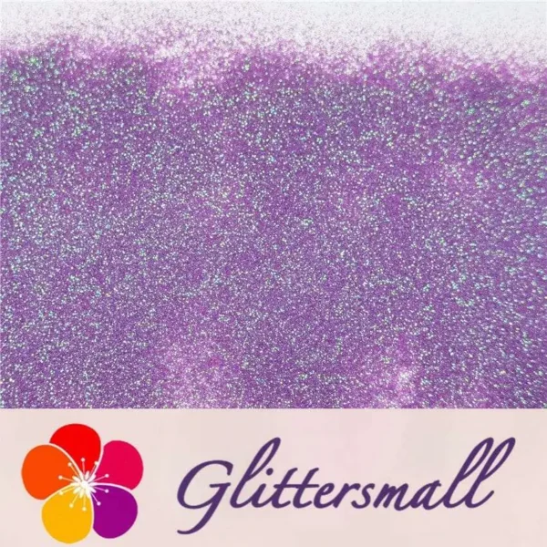 0.2mm Iridescent Translucent Light Purple Glitter C006