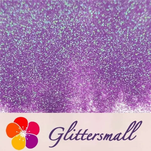 0.2mm Iridescent Translucent Light Purple Glitter C006