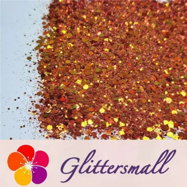 General Mixed Iridescent Phantom Red Gold Glitter C-BSL002