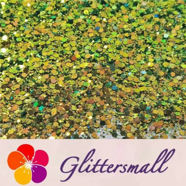 General Mixed Iridescent Phantom Olive Green Glitter C-BSL004