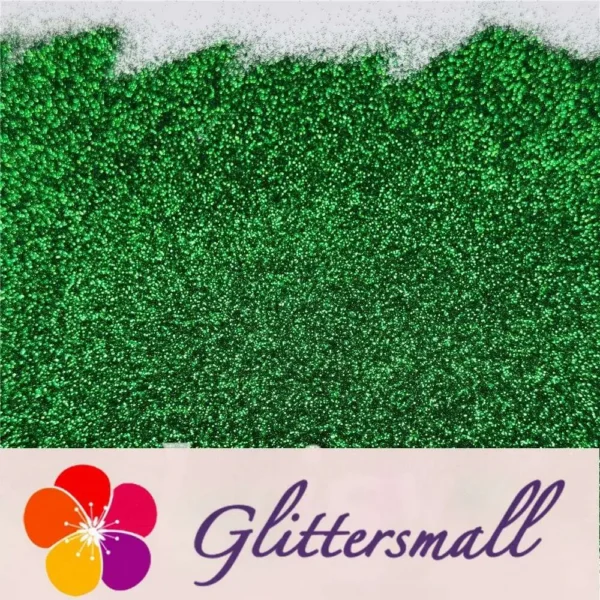 0.3mm Light Green Fine Glitter Pure Color B0609