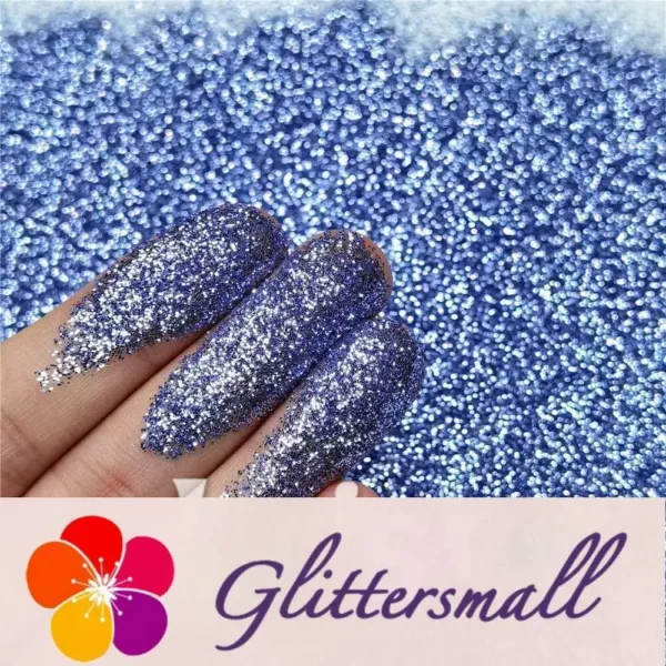 0.3mm Berlin Blue Fine Glitter Pure Color B0712