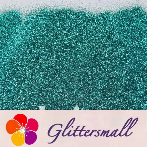 0.3mm Teal Green Fine Glitter Pure Color B0702