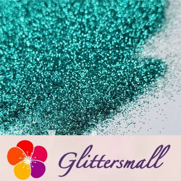 0.3mm Teal Green Fine Glitter Pure Color B0702