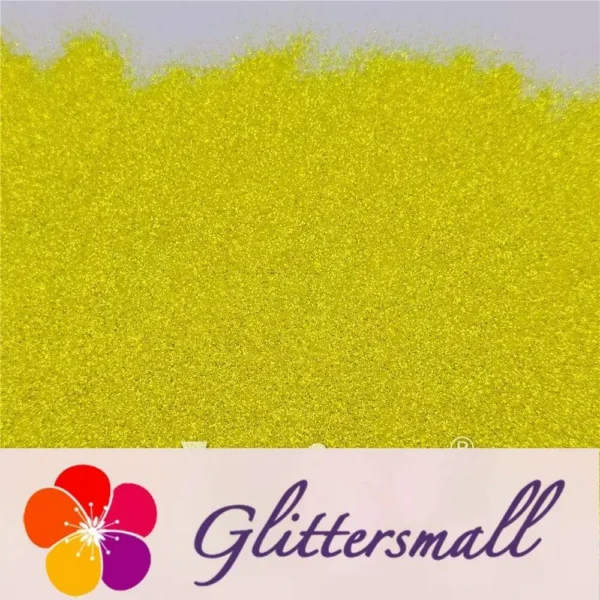 0.3mm Lemon Yellow High Brightness Iridescent Glitter FC332