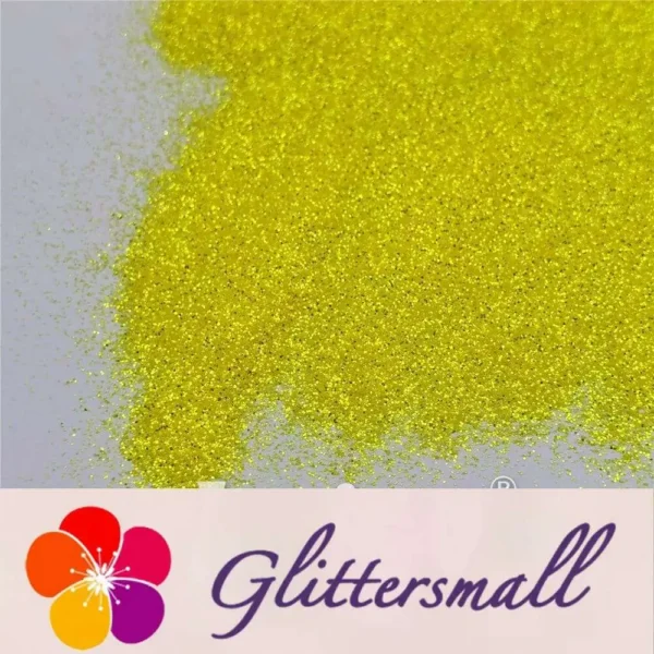 0.3mm Lemon Yellow High Brightness Iridescent Glitter FC332