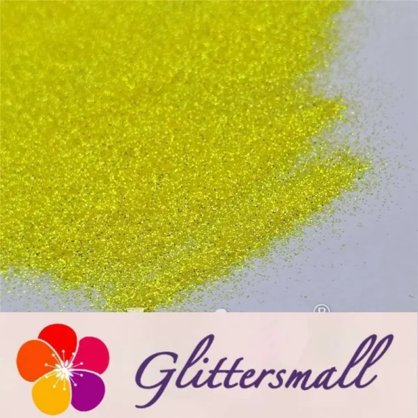 0.3mm Lemon Yellow High Brightness Iridescent Glitter FC332