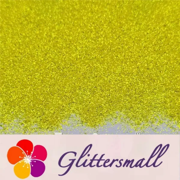0.3mm Lemon Yellow High Brightness Iridescent Glitter FC332
