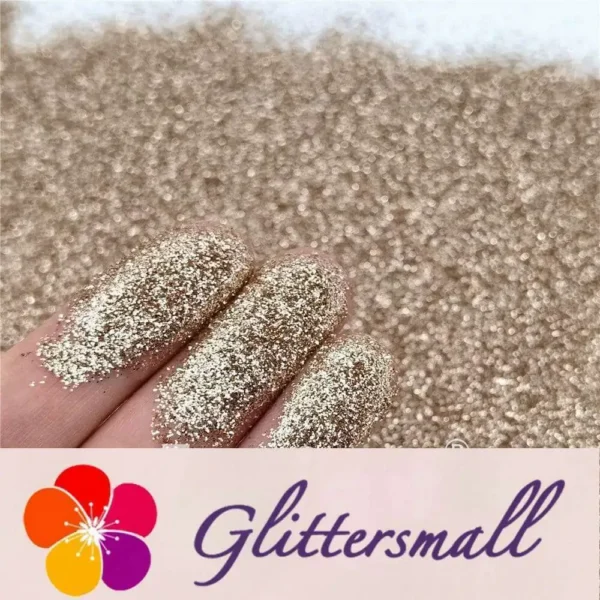 0.2mm Champagne Gold Professional Cosmetic Glitter For Lip Gloss, Lipstick FCH212