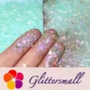 Iridescent Light Green General Mixed High Brightness Glitter FC001