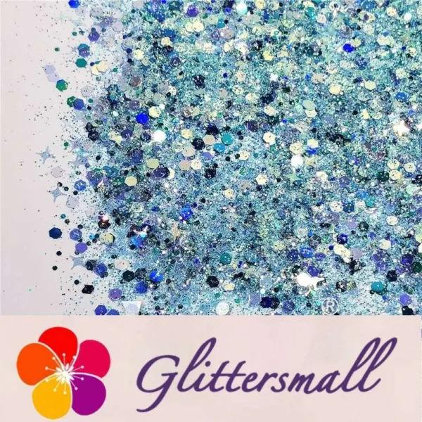 (By Elizamelio Creations) Ocean's Reflection Custom Mixed Glitter WAL341