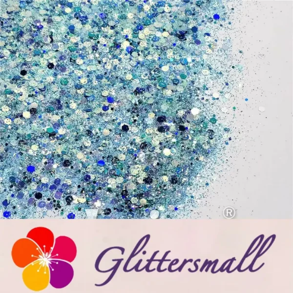 (By Elizamelio Creations) Ocean's Reflection Custom Mixed Glitter WAL341