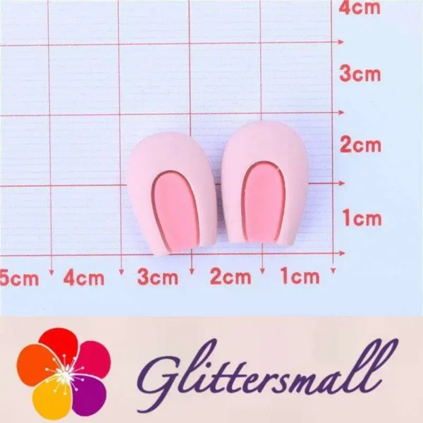 Rabbit Ears Shape Slime Charms Cabochons Diy Cafts Resin Kit Supplies