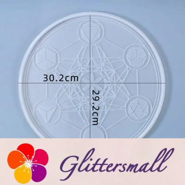 Tarot Cards Coaster Serving Tray Silicone Resin Mold M-YMR-TLD002