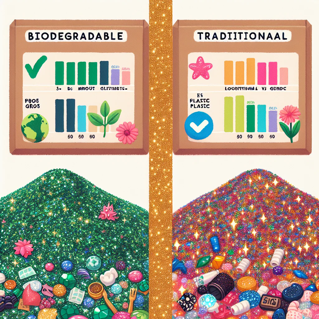 Biodegradable Glitter vs. Traditional Glitter: Which is Right for You?