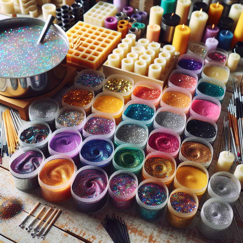 Colored Glitter for Candle Making - Creating Stunning and Unique Candles