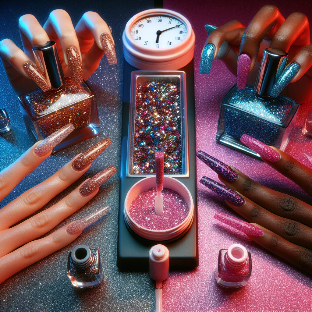 Glitter for Nails Showdown: Nail Polish vs. Loose Glitter Longevity
