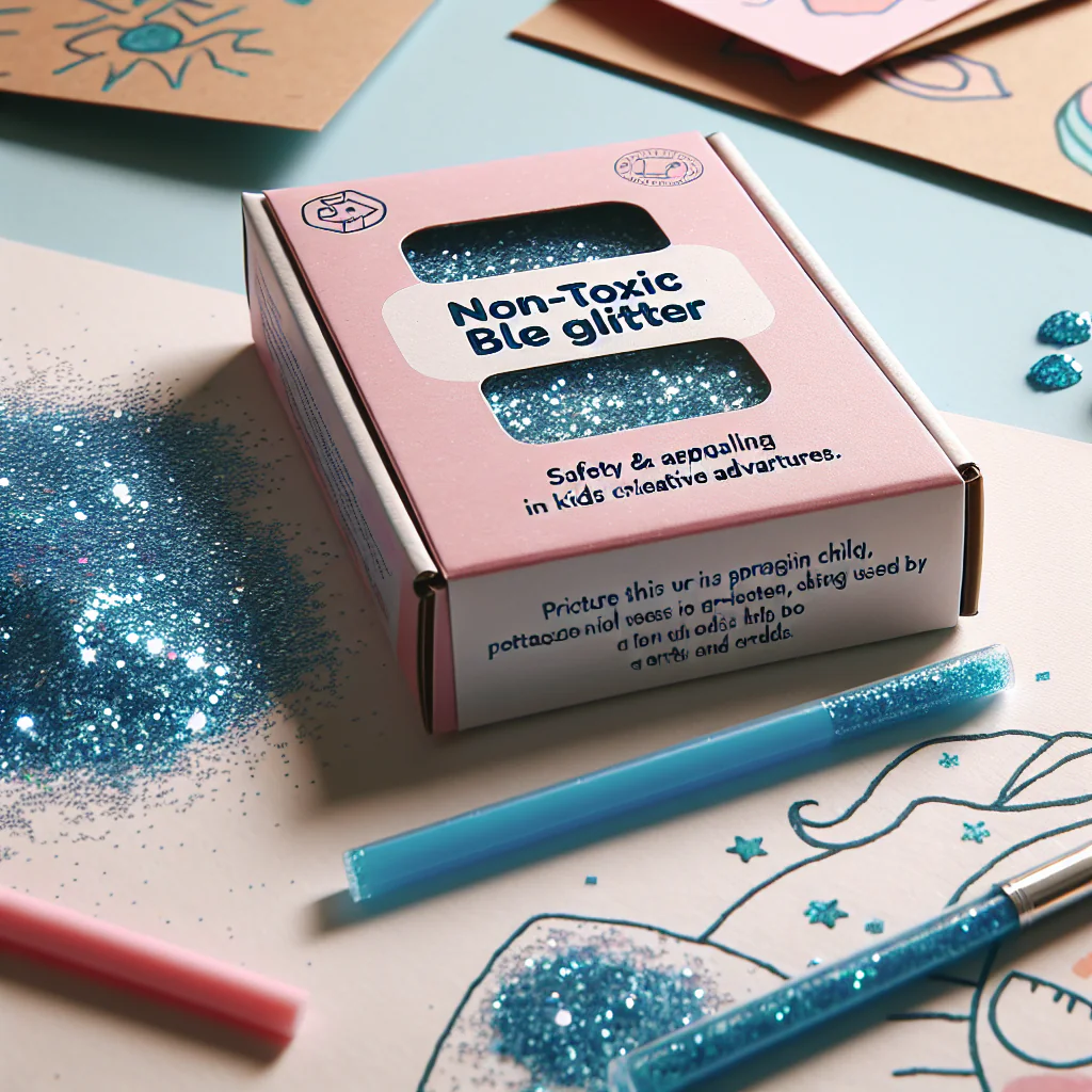 Non-Toxic Blue Glitter for Kids’ Art Projects – Safe & Vibrant