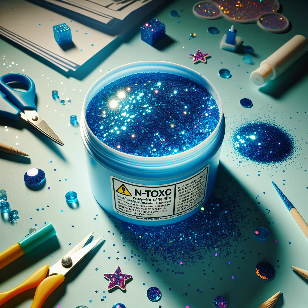 Safe & Vibrant: Non-Toxic Blue Glitter for Kids’ Creative Adventures