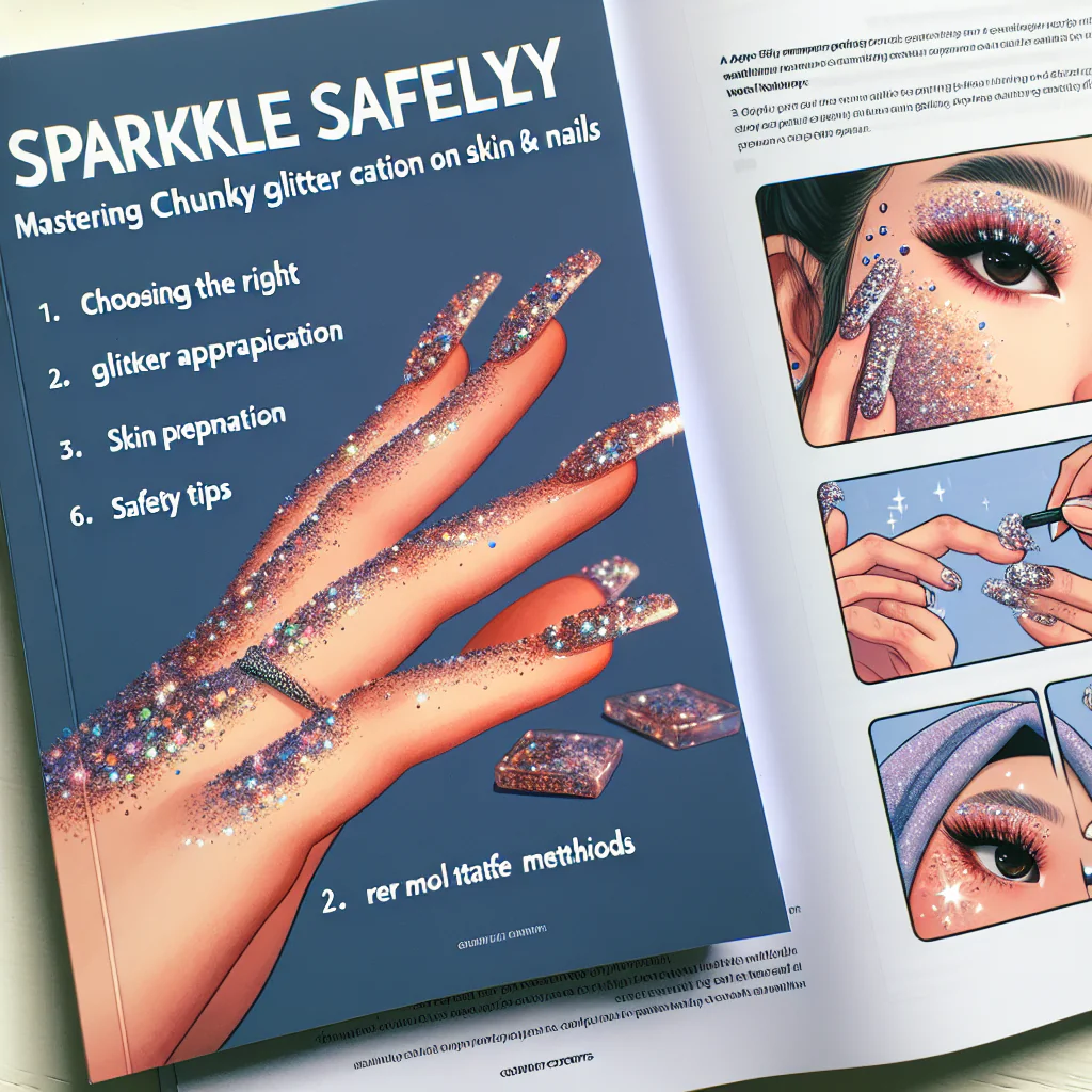 Sparkle Safely: Mastering Chunky Glitter Application on Skin & Nails