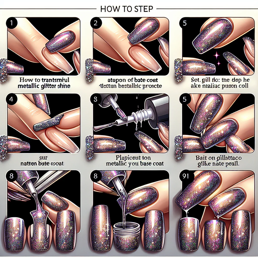 Transform Your Nails: Pro Tips for Stunning Metallic Glitter Shine