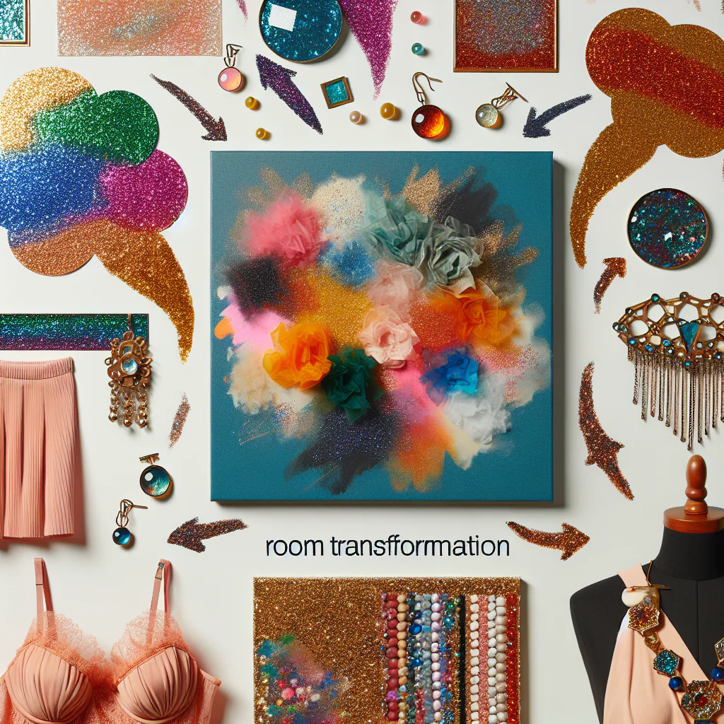 Transform Your Space: Bold DIY Wall Art & Fashion with Chunky Glitter
