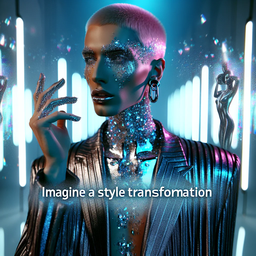 Transform Your Style: Achieve a Stunning Futuristic Look with Holographic Glitter