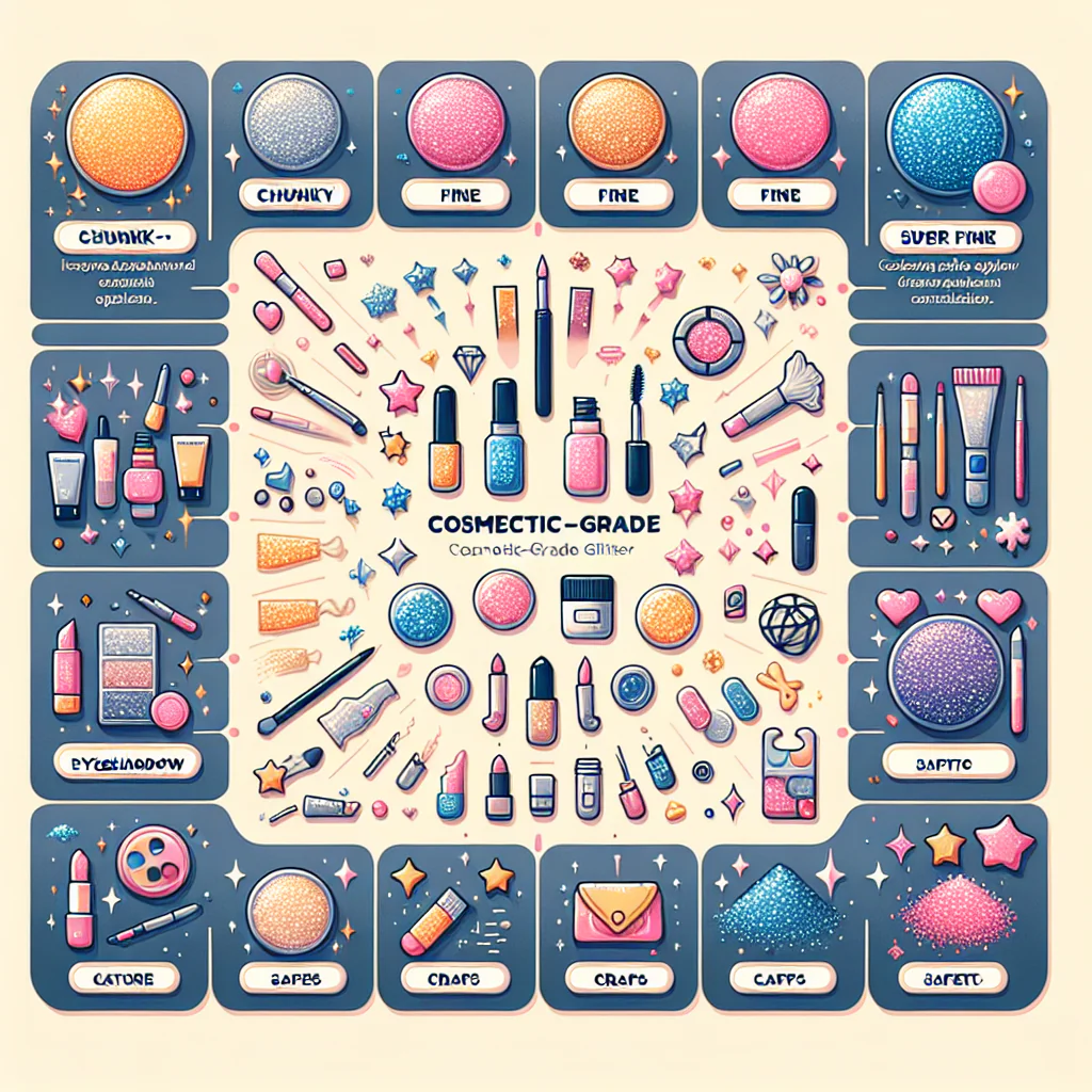 Ultimate Guide to Cosmetic-Grade Glitter: Safety, Types & Uses