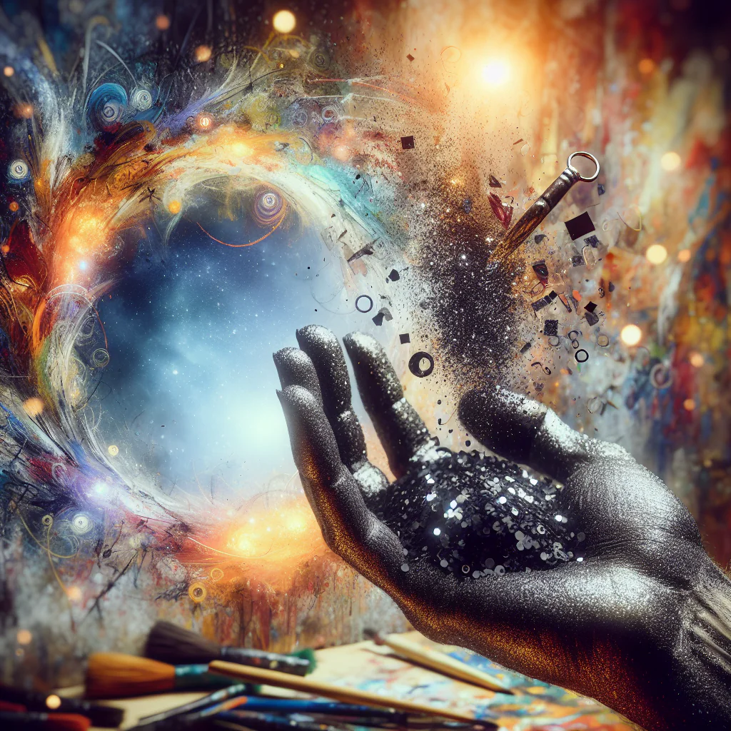 Unlocking Creativity: Why Black Glitter is Every Artist's Secret Weapon