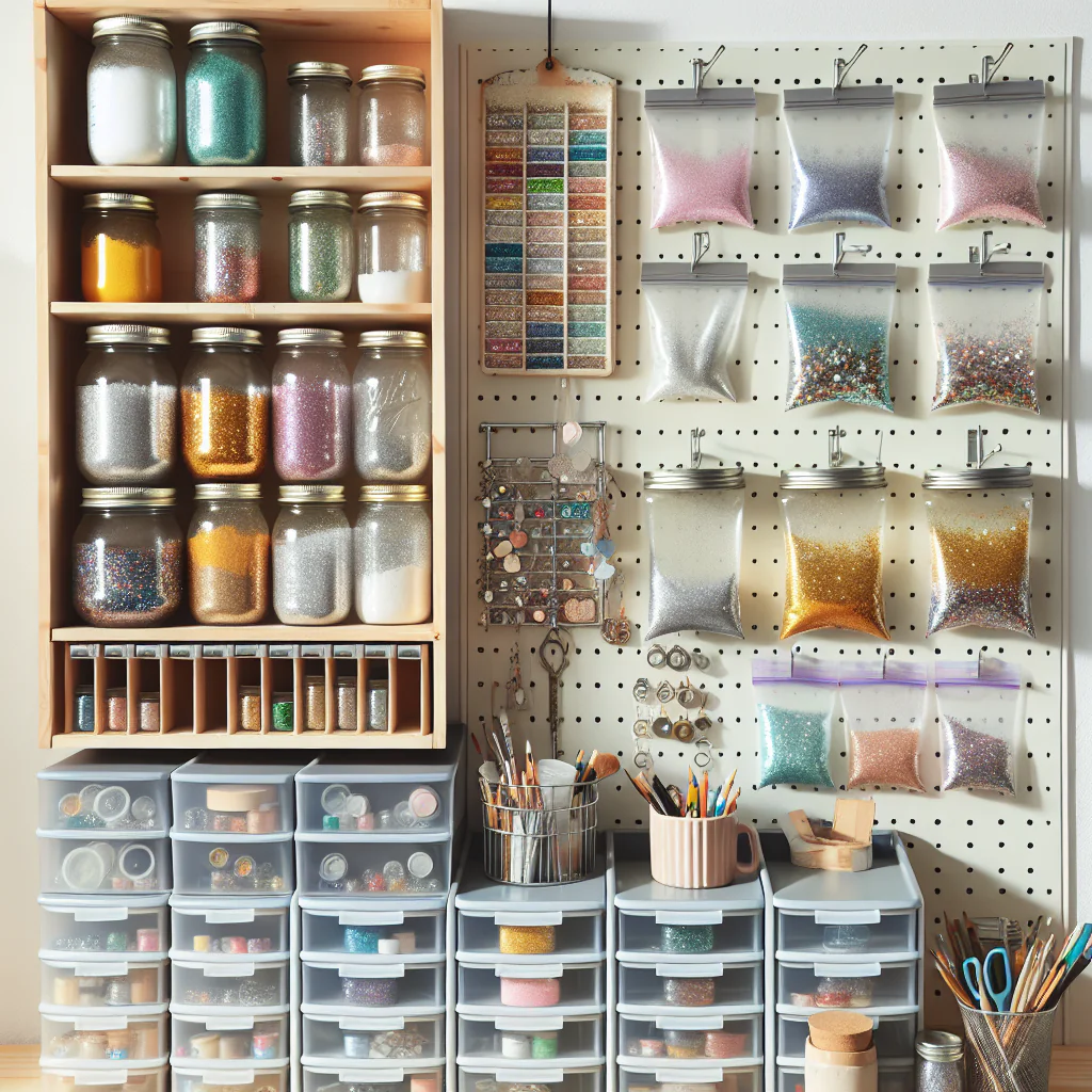 5 Cost-effective Ways to Store Bulk Glitter Supplies
